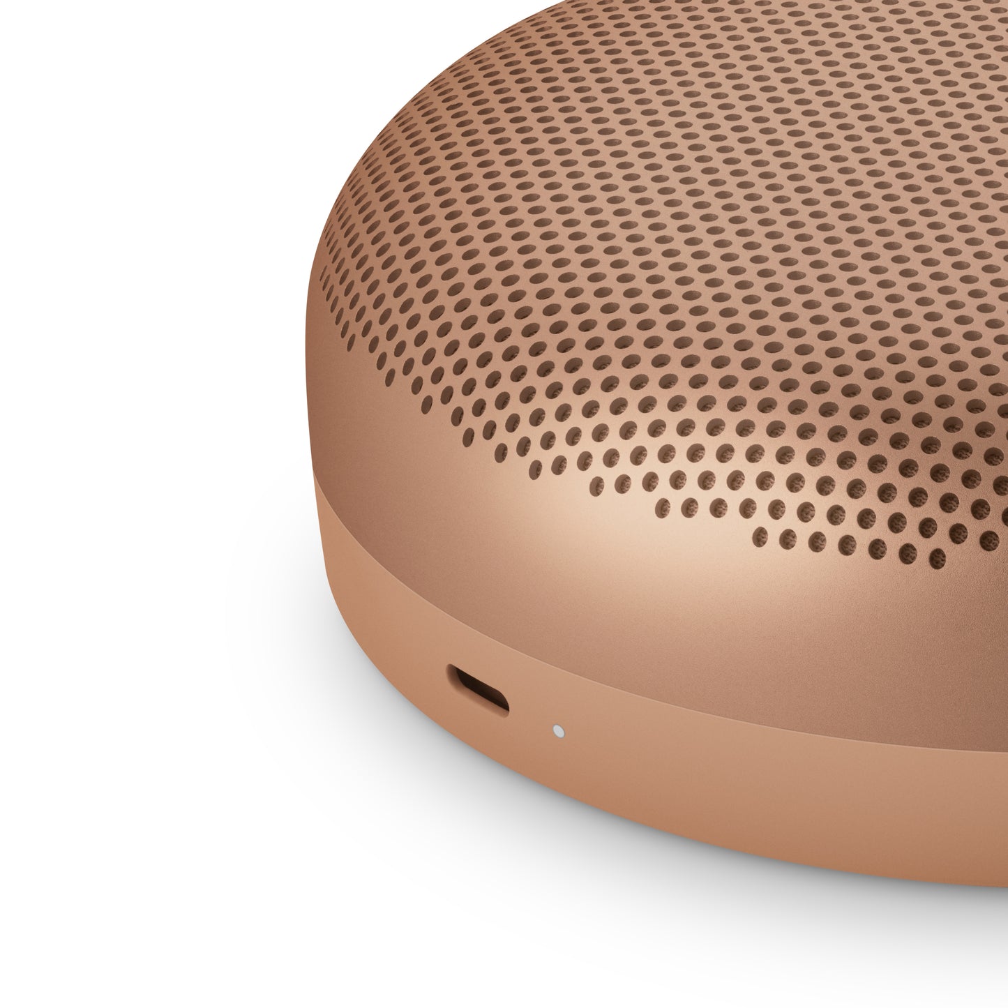 Bang & Olufsen B&O Beosound A1 3. Generation in Honey Tone - Ladeanschluss