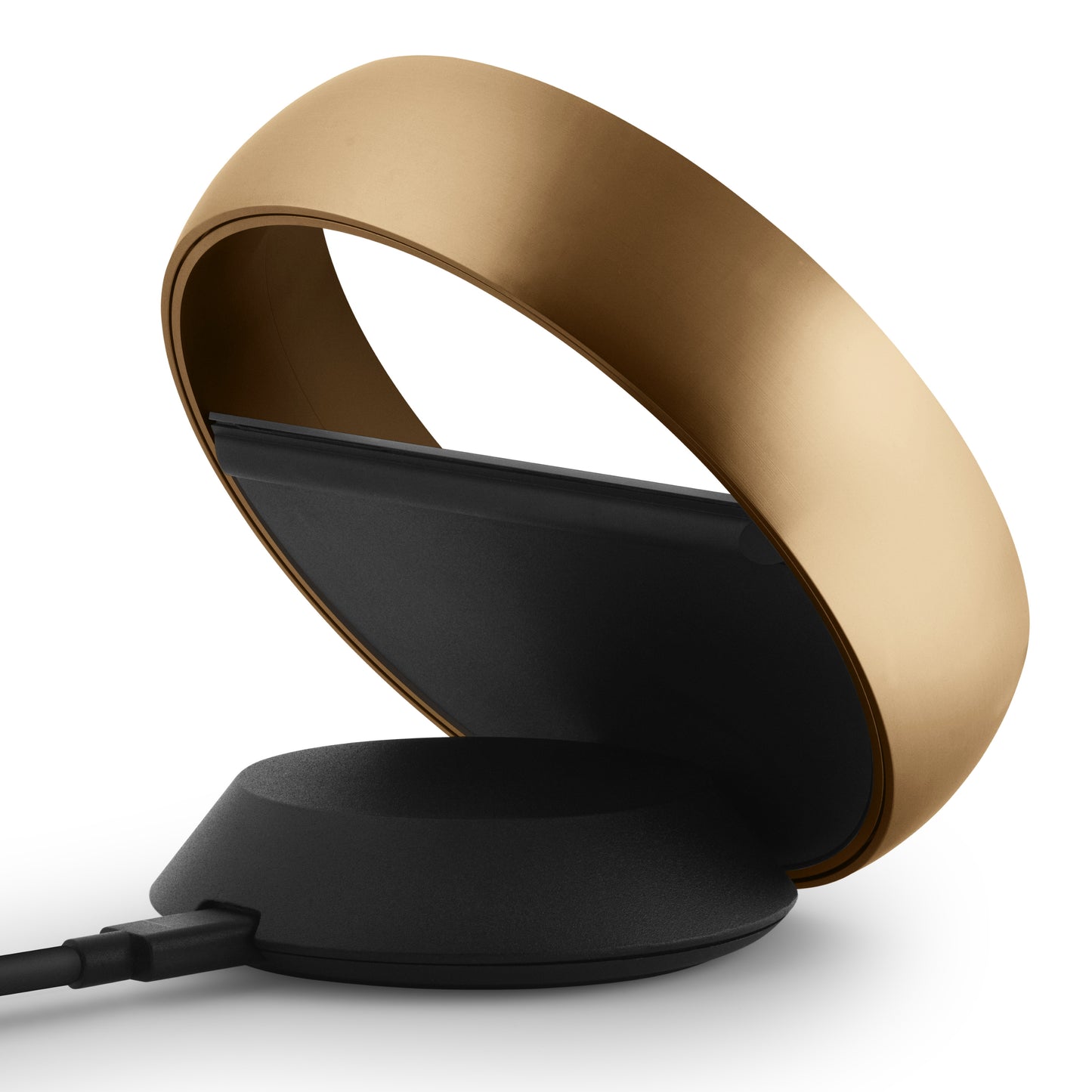 Bang & Olufsen BeoRemote Halo Fernbedienung - Bronze, Tischausführung von hinten