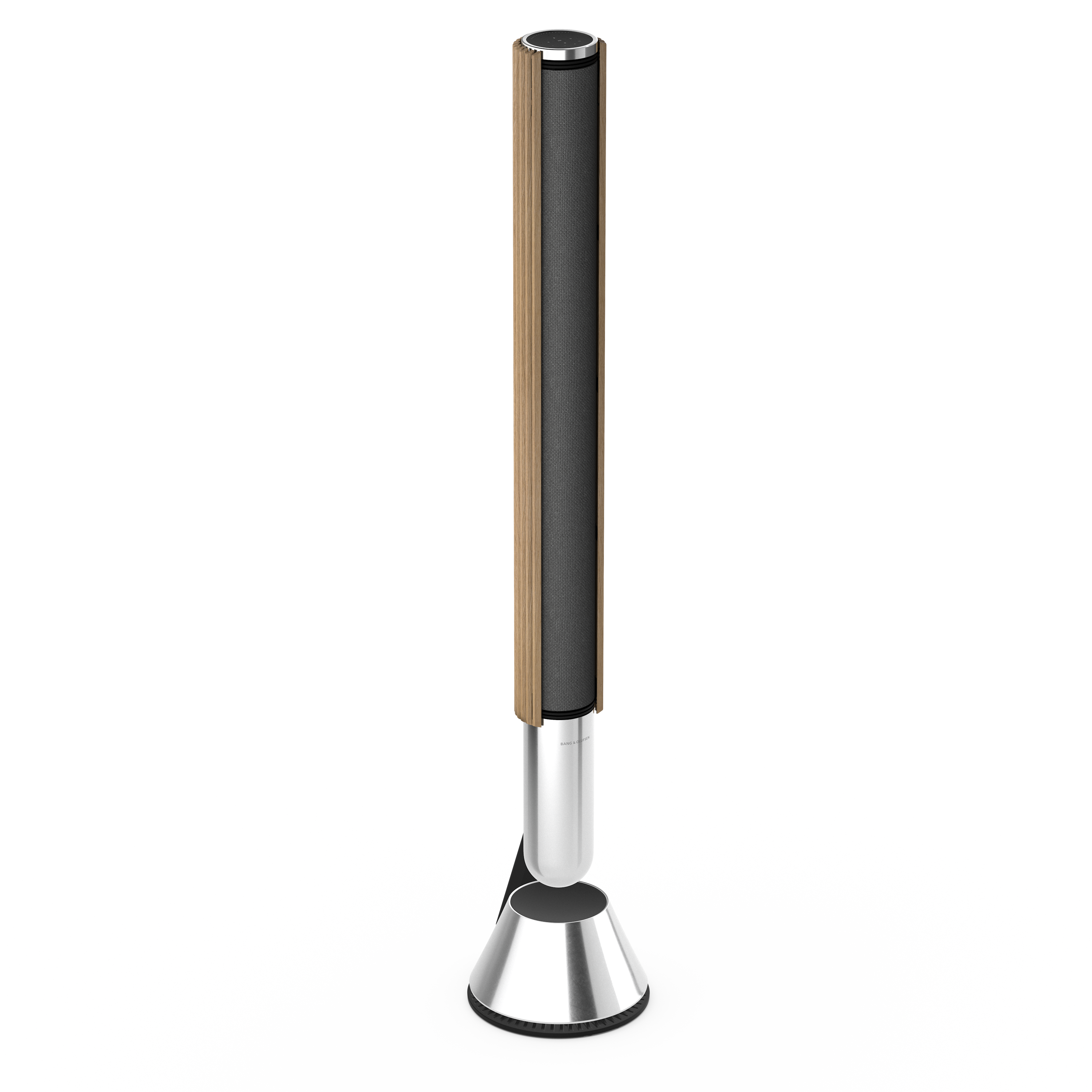 Beolab 28 von B&O einzelen in silber mit Eichenholzcovern