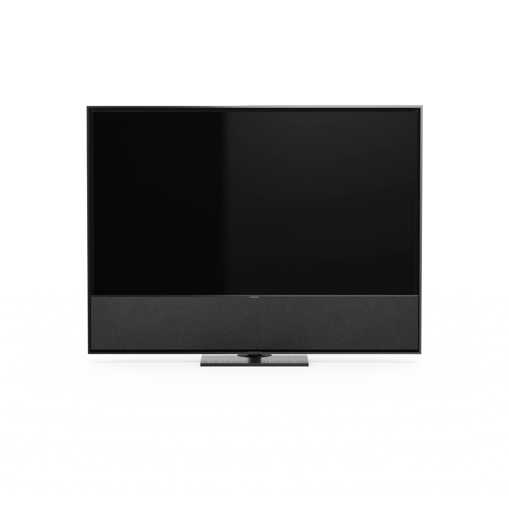 Bang & Olufsen, Beovisin Contour in black anthracite mti Soffcover uaf Table stand