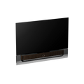 Bang & Olufsen, B&O, Beovision Theatre 65 Zoll Bolack Anthracite mit Holzabdeckung in Dark Oak an Wandhalterung
