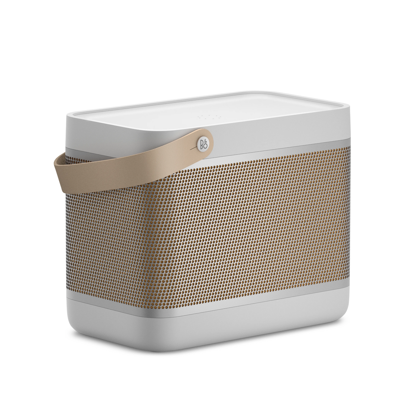 Bang & Olufsen, B&O Beolit 20 tragbarer Bluetotth Lautsprecher mit QI Ladefunktion in grey mist