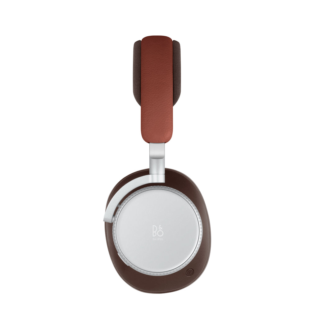 Bang & Olufsen, B&O Beoplay H100 - Premium Over Ear Kopfhörer mit ANC aus der Centennial Collection in der Farbe Century Brown - Ansicht von der Seite