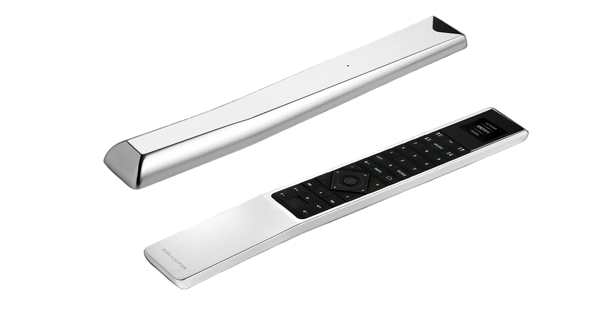 Bang & Olufsen Beoremote One ins Silber von oben und unten