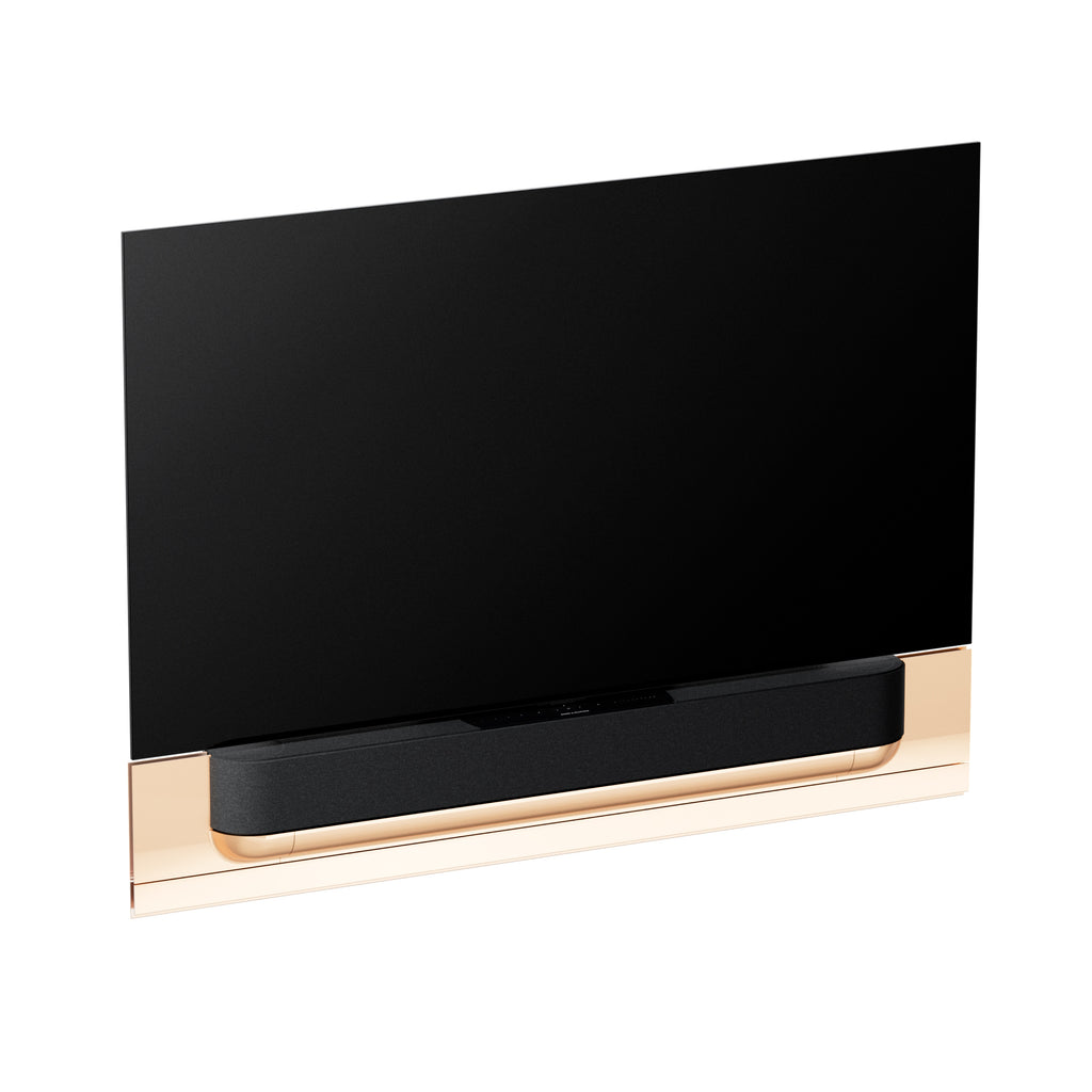 Bang & Olufsen Beovision Theatre 65 Zoll an Wandhalterung, Cover in grey melange