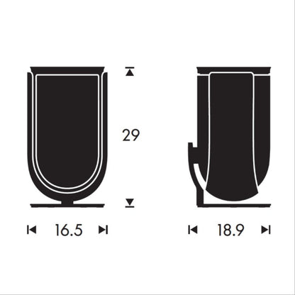 Abmessungen Tischstandfuß BeoLab 8
